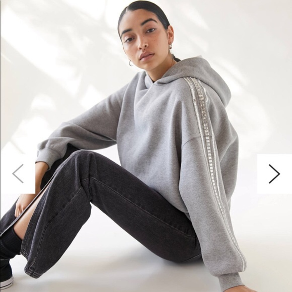 Grey/gray oversized hoodie